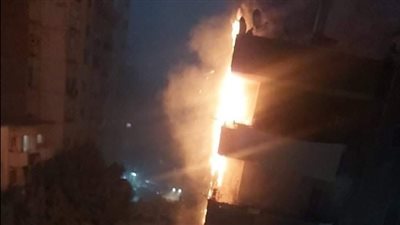 الدفع بسيارتي إطفاء لإخماد حريق سوبر ماركت بشبين القناطر 