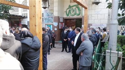 تشييع جثمان المهندسة هالة رجائي عطية من جامع مصطفى محمود