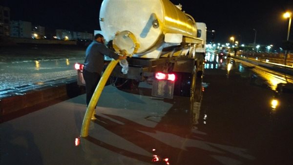 كسح مياة الأمطار