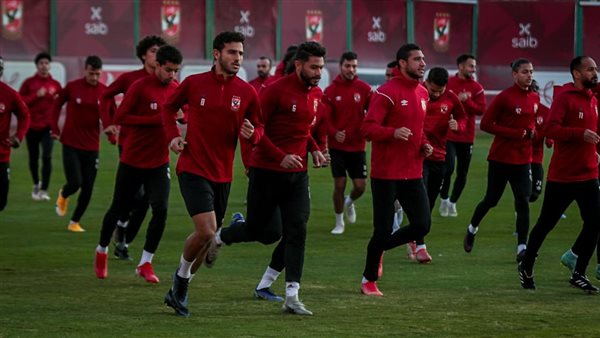 فريق الأهلي في مران