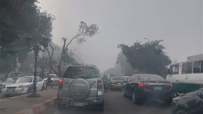 شبورة مائية تغطي الطرق الرئيسية في قنا.. والمرور يحذر قائدي السيارات| صور