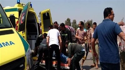 إصابة 3 أشخاص في حادث انقلاب سيارة بالإسماعيلية | أسماء