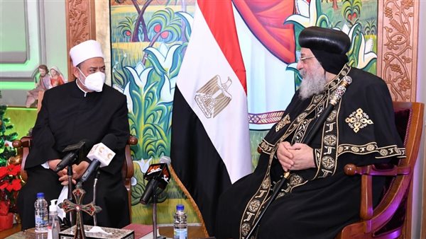 البابا تواضرس وشيخ