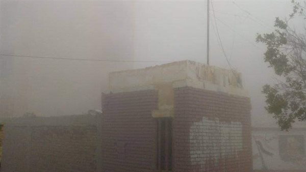 شبورة كثيفة على طريق