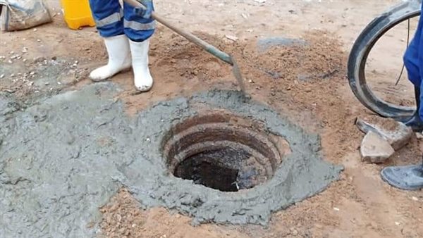 تركيب أغطية بالوعات