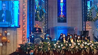 رئيس الطائفة الإنجيلية: أشكر السيسي لما يبذله من مساعٍ جادة في خدمة البلاد | صور