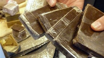 ضبط عامل بحوزته قطعة من الحشيش المخدر قبل استقلاله أحد القطارات بمحطة سوهاج