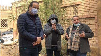 لحظة دفن مها أبو عوف ودعاء أشرف زكي لها