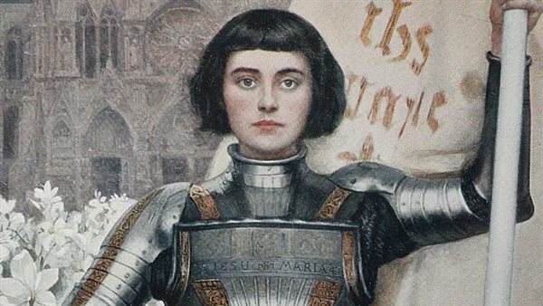 لوحة تجسد القديسة