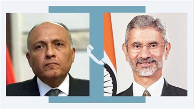 وزير الخارجية ونظيره الهندي يؤكدان حرص البلدين على الارتقاء بالعمل المشترك