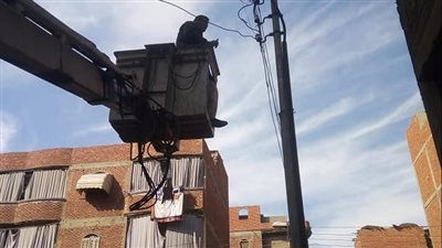 بيلا في كفر الشيخ تكثف أعمال النظافة والتجميل والإنارة في شوارعها 