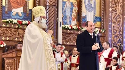 السيسي في احتفالية عيد الميلاد: يجب أن نكون جميعًا على قلب رجل واحد | فيديو 