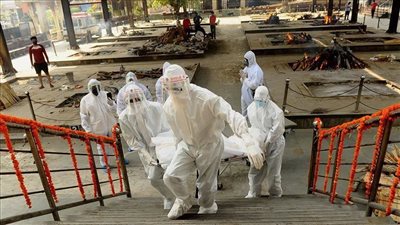 الهند تسجل 325 حالة وفاة بـ كورونا في آخر 24 ساعة