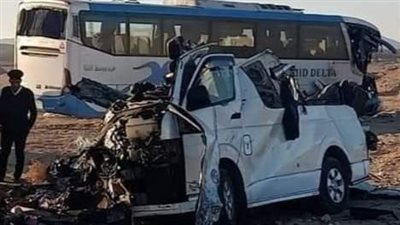 ننشر أسماء ضحايا حادث تصادم ميكروباص بسيارة على الطريق الإقليمي بالمنوفية | خاص