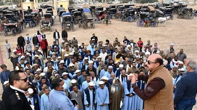 محافظ أسوان: لجنة مختصة لفرز واختيار أفضل عربات للعمل ضمن البرامج السياحية
