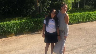 “المدارس رجعت”.. إنجي علي تحتفل بعودة ابنتها للدراسة (صور)