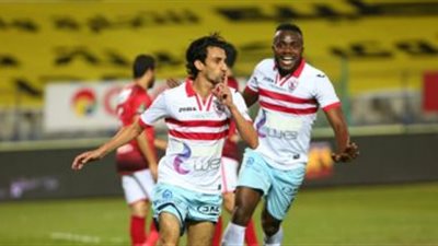 أيمن حفني يساند الزمالك في نهائي الكأس أمام بيراميدز (صورة)