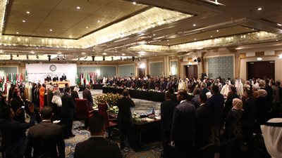 الجلسة الافتتاحية لاجتماع وزراء الخارجية العرب