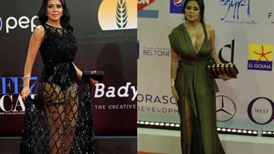 “لبست بطانة بس فتحت من فوق”.. رانيا يوسف بإطلالة مثيرة فى مهرجان الجونة السينمائى (صور)