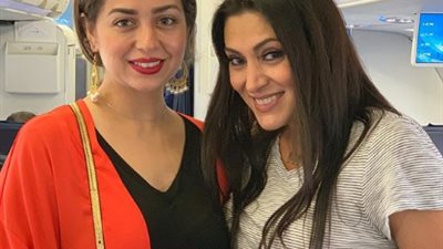 هبة مجدي لمايا نصري: صدفة حلوة.. قلبك طيب وحبوبة (صورة)