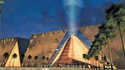 “الآثار”: إنجاز 93% من أعمال المتحف المصري الكبير في الهرم