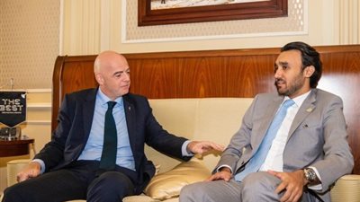 إنفانتينو يجتمع برئيس الاتحاد العربى قبل حفل The Best