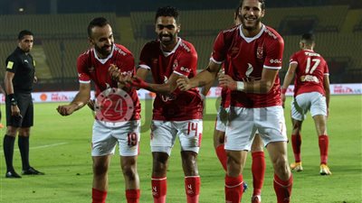 الأهلي يسجل الهدف الرابع في شباك الإنتاج الحربي