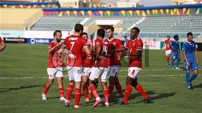 الأهلي يتغلب على أسوان والحر في الشوط الأول بثنائية نظيفة (صور وفيديو)