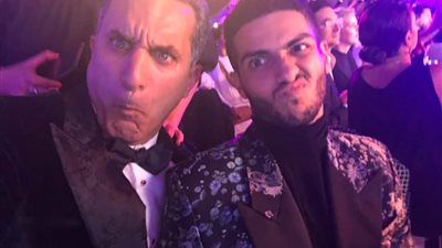 بهذه الكلمات باسم يوسف يشيد بمينا مسعود (صور)