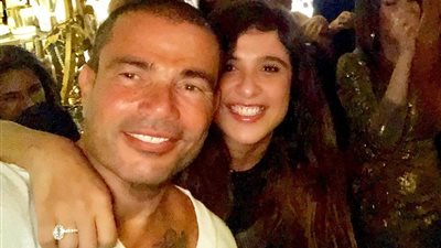 ياسمين عبد العزيز من عيد ميلاد عمرو دياب: “كل سنة وانت طيب يا عموري” (صور)