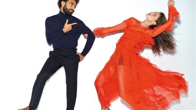 تعرف على أسعار ملابس محمد صلاح مع عارضة الأزياء أليساندرا أمبروسيو Alessandra (صورة)