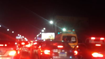 شلل مرورى بمحور 26 يوليو إثر تصادم عدد من السيارات ناحية ميدان لبنان (صور)