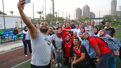 يوم رياضي لعدد من خريجو البرنامج الرئاسي لتأهيل الشباب للقيادة (صور)