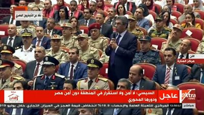 ياسر رزق يسأل عن سد النهضة.. والرئيس يجيب: “التحدي الحقيقى تماسك الشعب وعدم الخروج ضد الدولة”