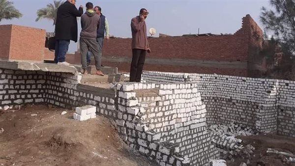 إزالة تعديات في الفيوم