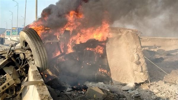 حادث بالطريق الأوسطي