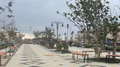 الغضبان: ساحة المشير طنطاوي واجهة حضارية لبورسعيد | صور 
