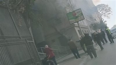 نشوب حريق في معهد الكبد بقصر العيني منذ قليل