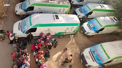 صحة المنيا تقدم الخدمات الطبية والعلاجية لـ 1963 مواطن بقرية داقوف بمركز سمالوط 