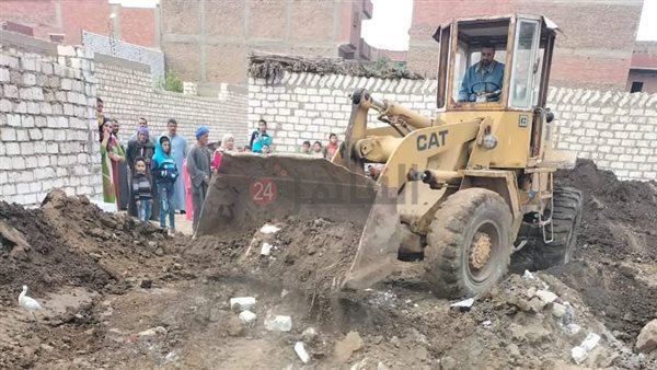 ازالة التعديات بالمنيا