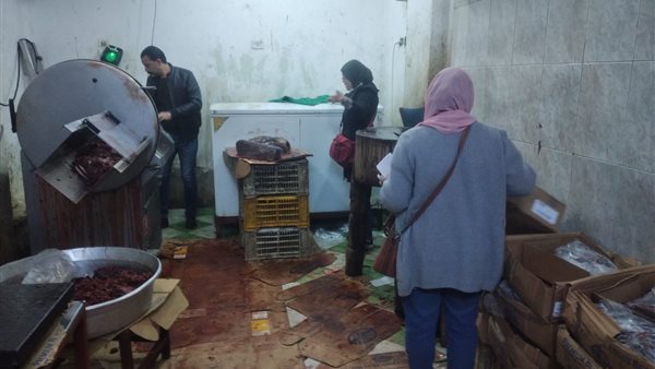 ضبط نصف طن كبدة فاسدة