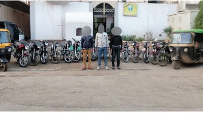 الواقعة رقم 17 تسقط تشكيلا عصابيا تخصص في سرقة الدرجات النارية بالغربية 