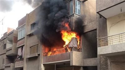 حالة اختناق واحدة.. حريق في شقة سكنية بالمرج