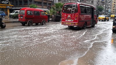 سقوط أمطار متوسطة على الإسكندرية في ثاني أيام الفيضة الكبرى