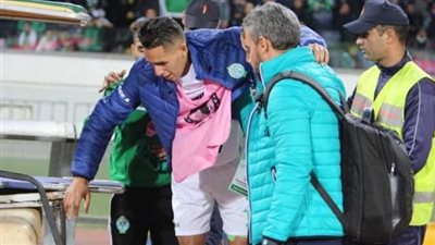 قبل مواجهة الأهلي بأيام.. بدر بانون يظهر في تدريبات الرجاء