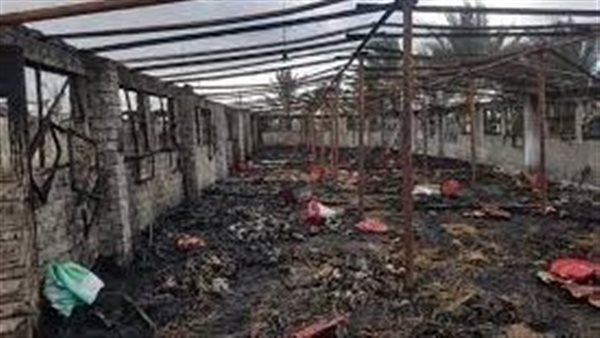 حريق مزرعة-أرشيفية