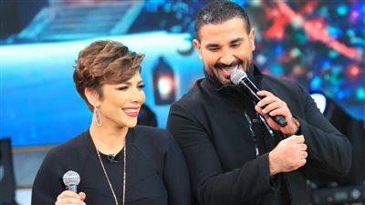 أصالة وأحمد سعد في ضيافة معكم منى الشاذلي | صور