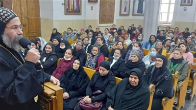 أسقف مين غمر يعقد لقاء عامًا للعاملين بكنائس الإبارشية 