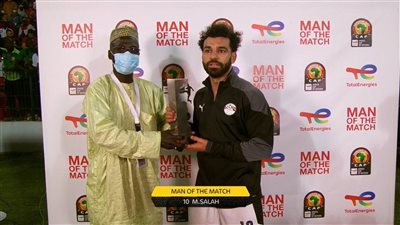 محمد صلاح أفضل لاعب في مباراة مصر وغينيا بيساو بكأس الأمم الإفريقية