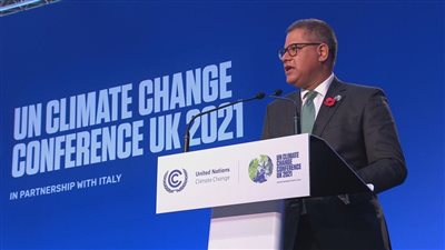 عقب زيارته لمصر.. رئيس Cop 26: دول العالم تحتاج إلى العمل سويًا للوفاء بوعودها بشأن المناخ
